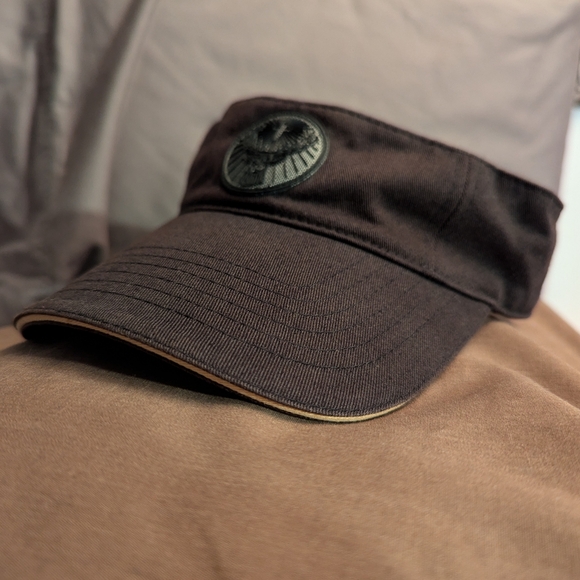 Vintage Y2K Jagermeister Adjustable Sun Visor Stag Deer Logo Black - Picture 6 of 7